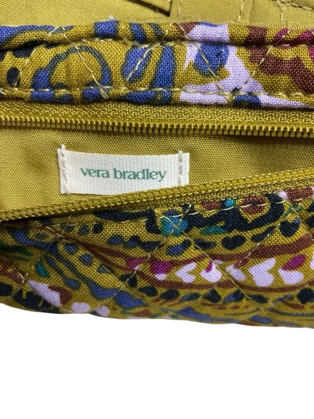 Vera Bradley Paisley Mini Backpack & Wallet Set Quilted Cotton